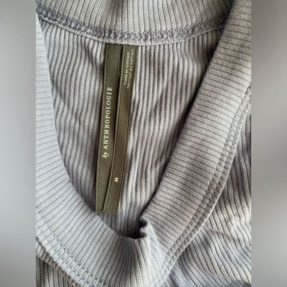 ANTHROPOLOGIE Midi Dress Size M The Keeley Twofer  Sleeveless Light Blue NEW - Picture 10 of 16